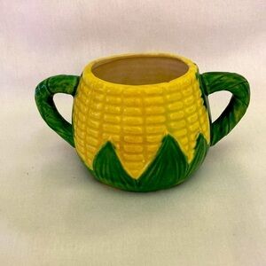 Ceramic Americana Corn Cob Sugar Bowl or can be a great little plant pot